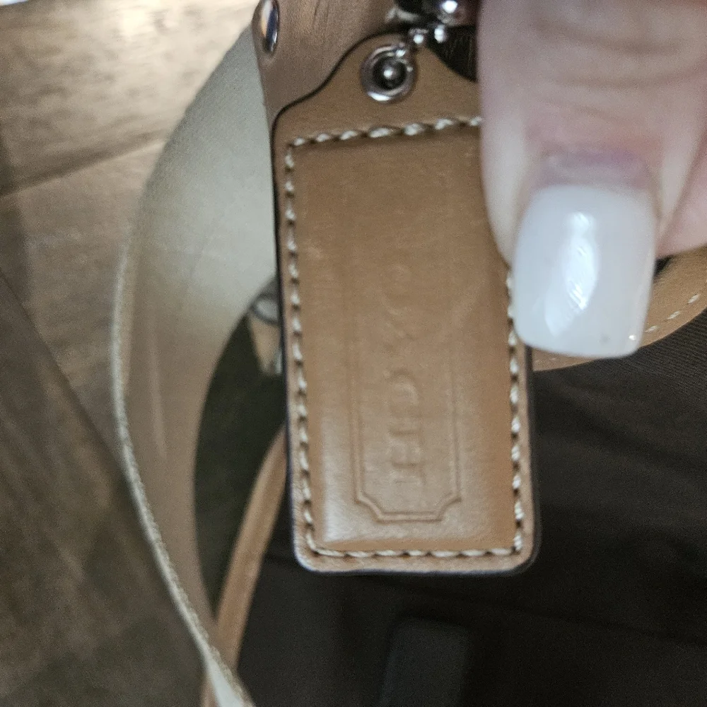 Vtg Coach Sam Sport Calf Leather Saddle Brown Crossbody Messenger Bag - Picture 5 of 8